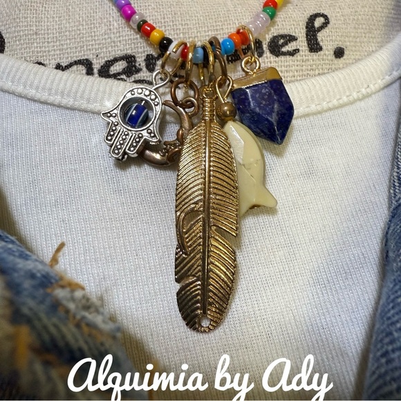 Alquimia by Ady Multicolor Beaded Necklace - Picture 3 of 3